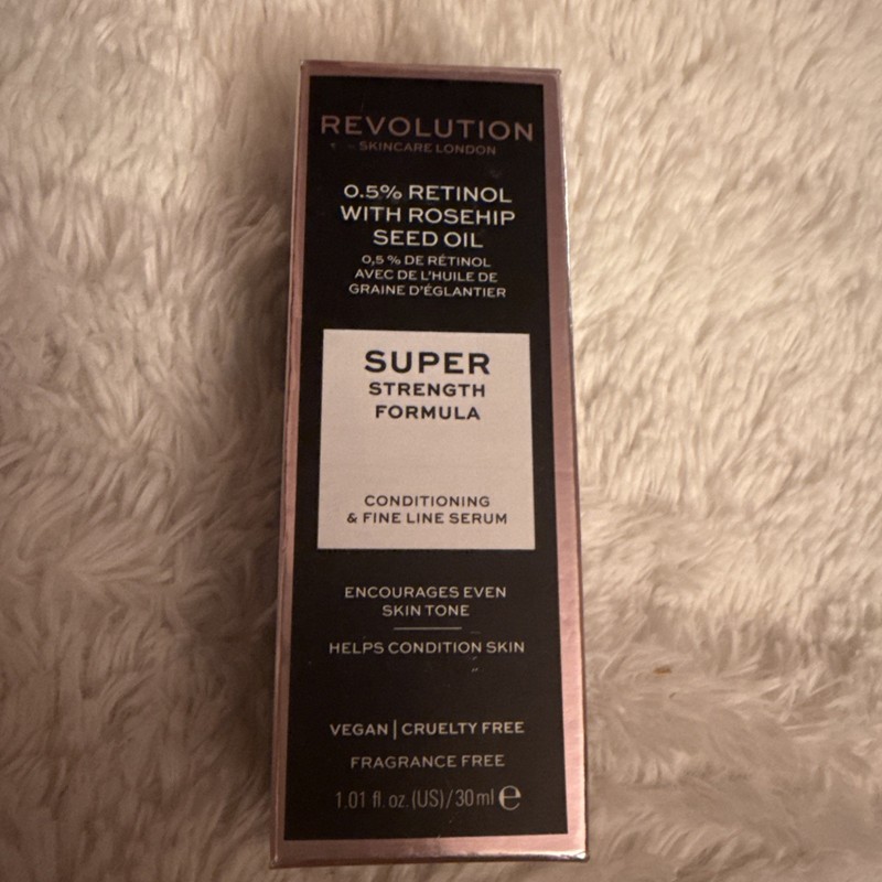 NEW Revolution Skincare London 0.5% Retinol with Rosehip Seed Oil 1.01 fl. oz
