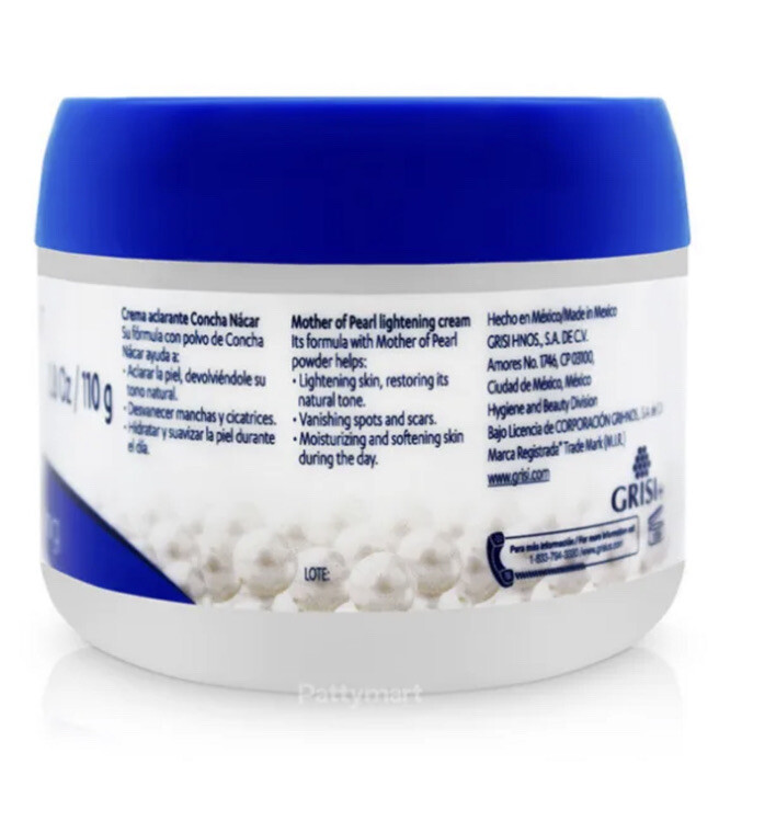 Crema de Concha Nacar Aclaradora de Manchas En La Cara Cicatrizes Y Arrugas gallery