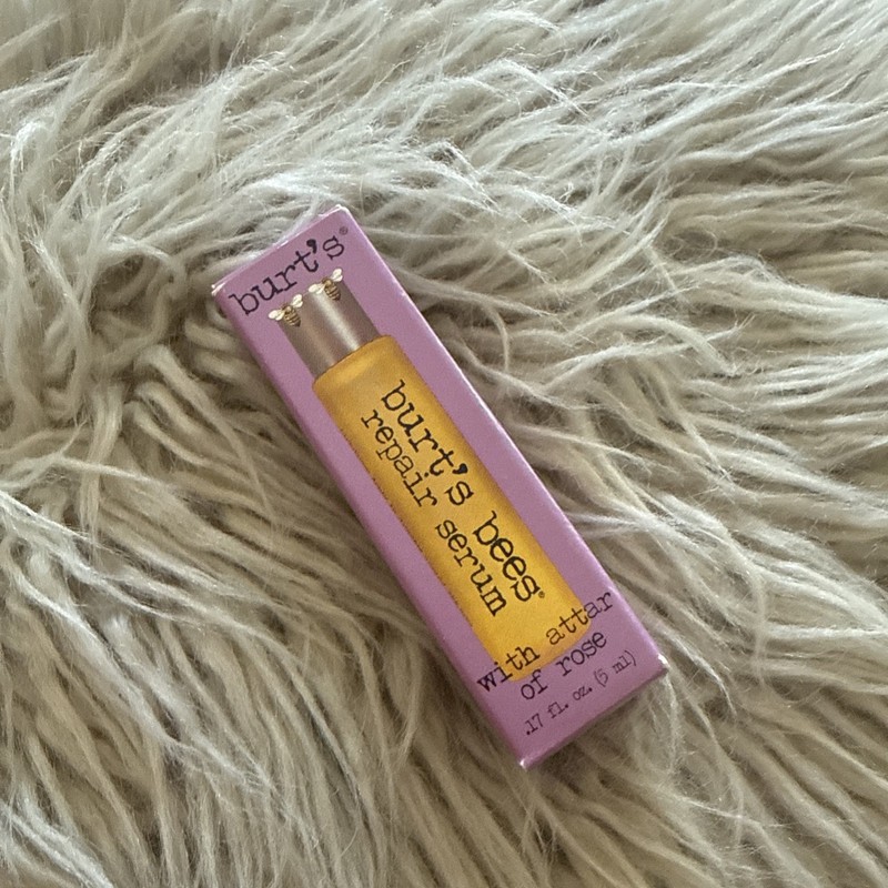 BURT’S BEES REPAIR SERUM WITH ATTAR OF ROSE Discontinued Mini .17 Oz