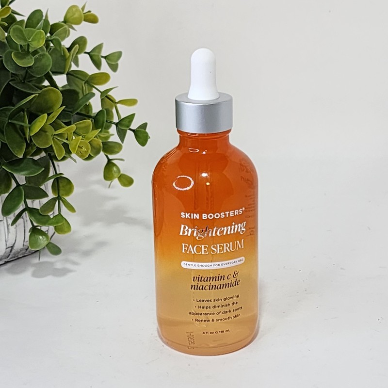 Skin Boosters Brightening Face Serum with Vitamin C & Niacinamide 4 fl oz 118 mL