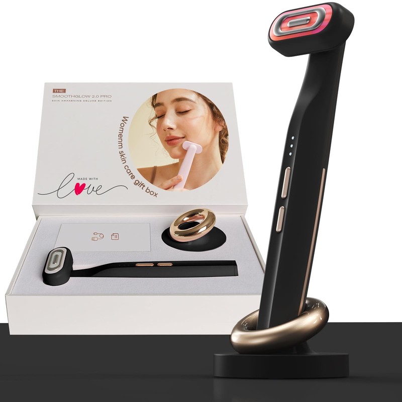SMOOTHGLOW 2.0 PRO Awakening-4D 9-in-1 Red Light Therapy for Face, Home Radia…