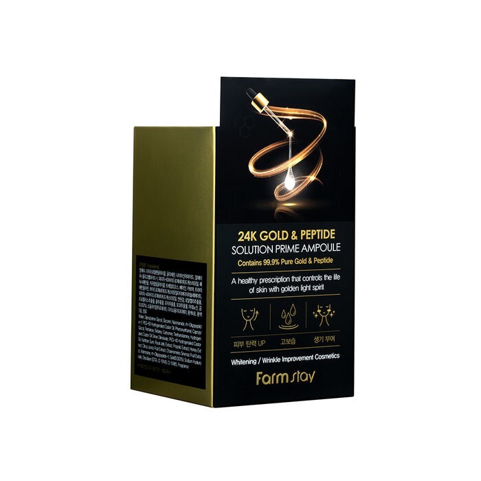FARM STAY 24K Gold & Peptide Solution Prime Ampoule 250ml gallery