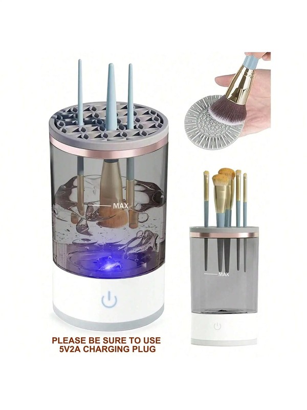Electric Makeup Brush Cleaner Machine Portable Automatic USB Brush Cleaning Tool gallery