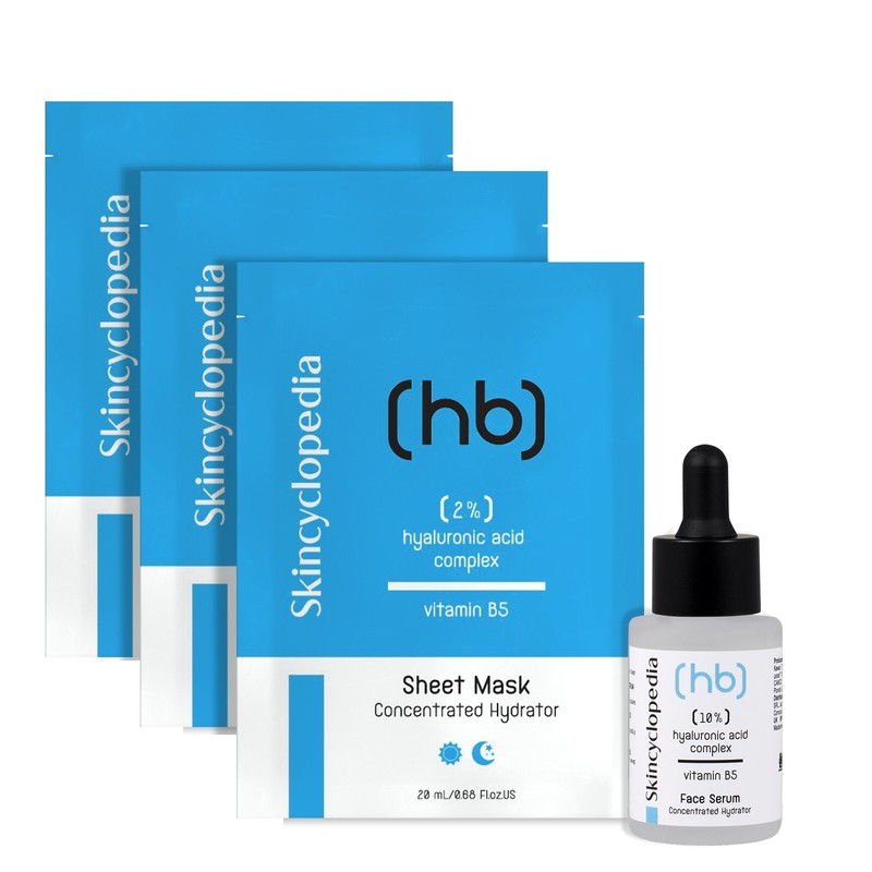 SkinCyclopedia Facial Serum Treatment, Hyaluronic Acid & Vitamin B5 – Anti Aging