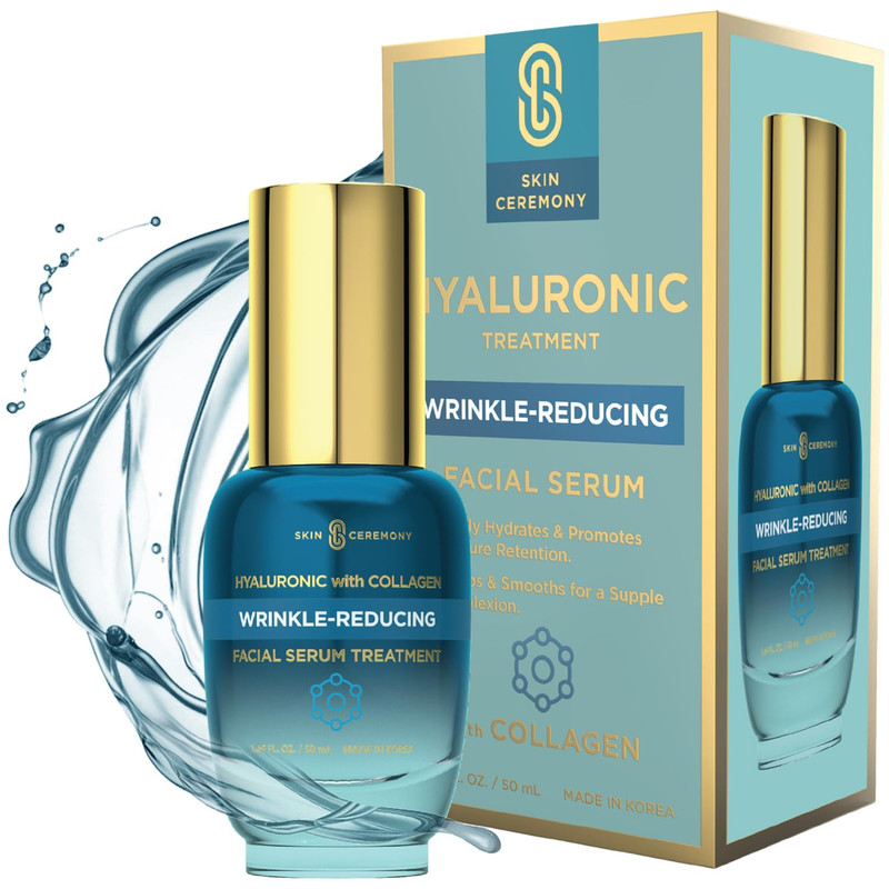 Hyaluronic Acid & Collagen Serum - Deep Hydration & Wrinkle Reduction 1.69 FL.OZ gallery