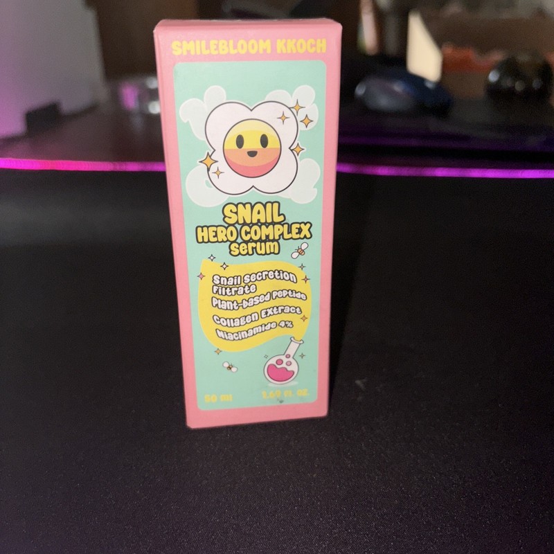 Lot SMILEBLOOM KKOCH Snail Hero Complex Face Serum & BIO AHA Clarity Boosting
