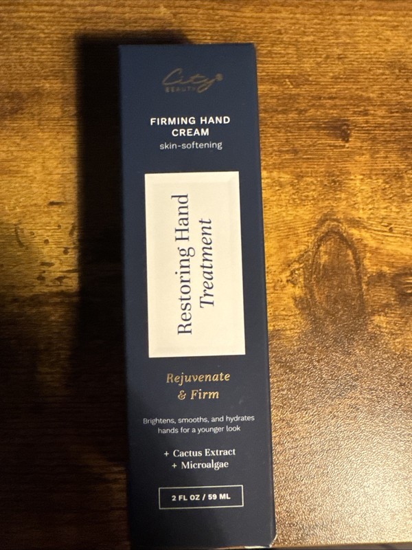 SEALED City Beauty Restoring Hand Treatment Cream 2oz Anti-Aging Firming RARE