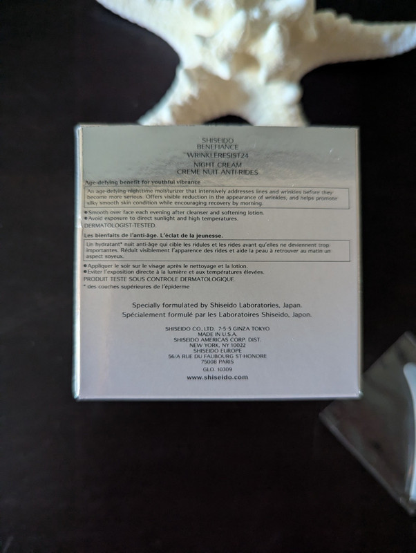 Shiseido Benefiance WrinkleResist24 Night Cream 1.7 oz 30 mL NIB Sealed gallery