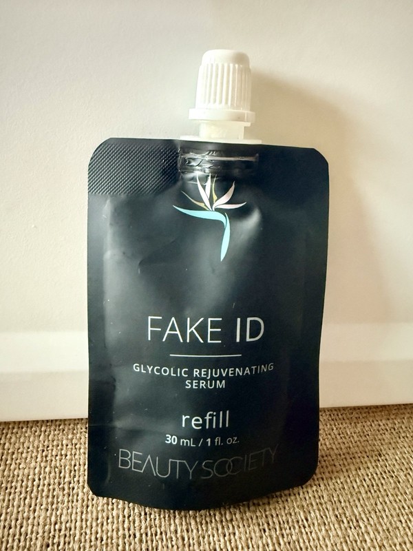 Beauty Society-FAKE ID Glycolic Rejuvenating Serum Refill 1 OZ NEW
