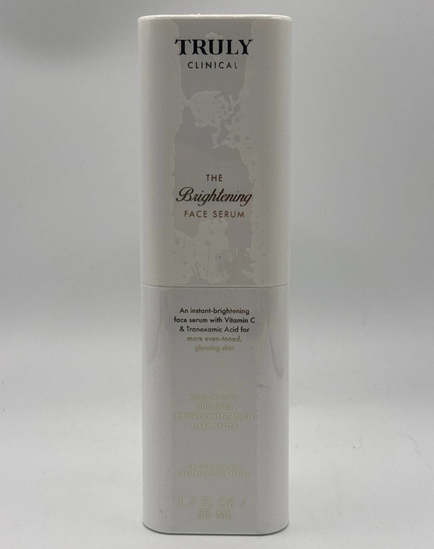 Truly Clinical The Brightening Face Serum ~ 1.7 fl oz / 50 ml ~ Exp 6/2028 ~ NEW