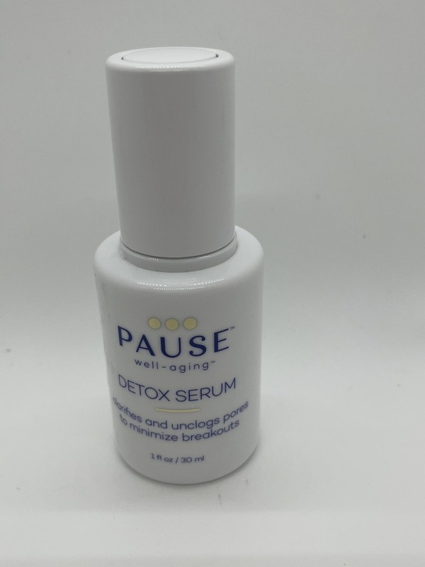 Pause Well Aging Detox Serum Skin Care ~Menopausal Women~Unclogs Pores 1 Oz/30mL