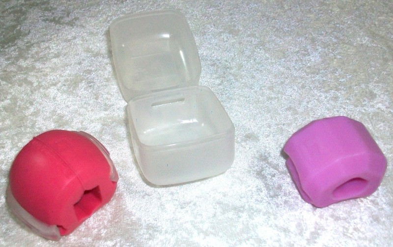 New Women's Jawzrsize Facial Fitness Jaw Exercise Pink Purple Pop N Go Bundle gallery