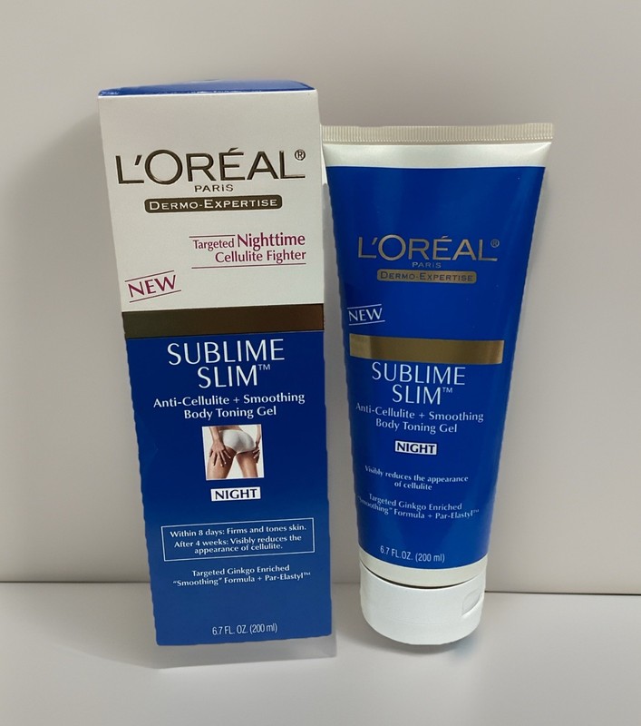L’Oréal Sublime Slim Anti-Cellulite + Smoothing Body Toning Gel NIGHT 6.7oz NEW
