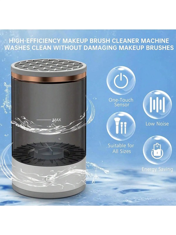 Electric Makeup Brush Cleaner Machine Portable Automatic USB Brush Cleaning Tool gallery