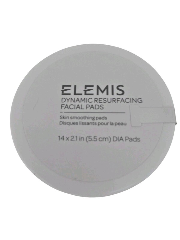 ELEMIS DYNAMIC RESURFACING FACIAL PADS 14 Pads Deluxe Travel Sized (2.1") Sealed gallery