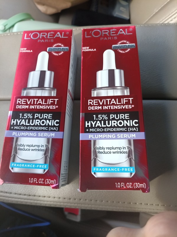 (2PACK) L’Oreal Revitalift Derm Intensives 1.5% Hyaluronic Plumping Serum