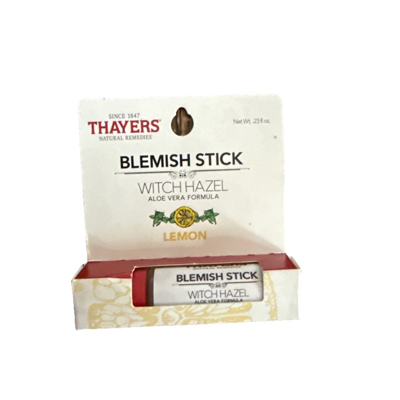 1 Thayers Blemish Stick Witch Hazel Aloe Vera Formula LEMON .23oz NEW IN BOX