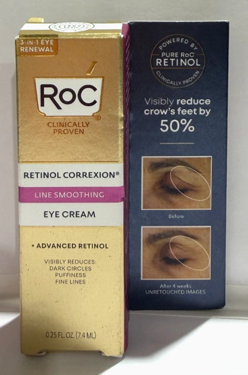 RoC Retinol Correxion Eye Cream Mini for Dark Circles & Puffiness
