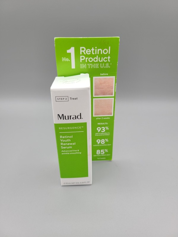 Murad Resurgence Youth Renewal Serum 0.33 OZ Retinol Wrinkle Smoothing Formula