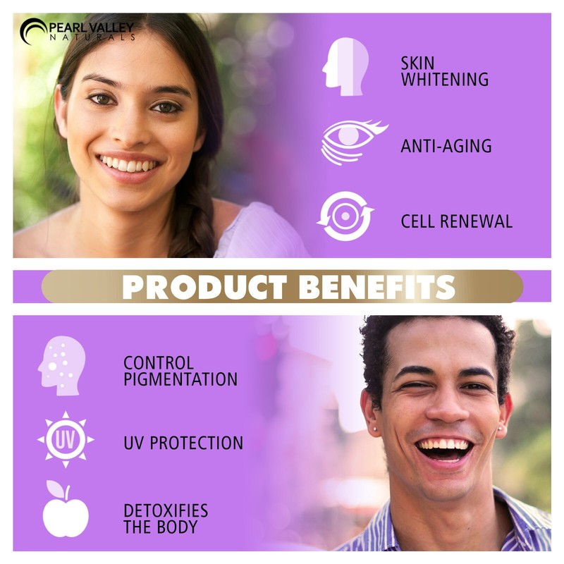 L Glutathione Collagen Skin Whitening Lightening Dark Spots Acne & Scar Removal gallery