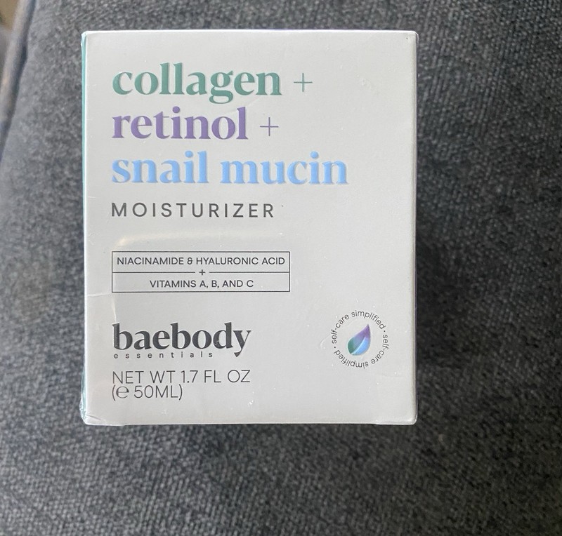 Baebody Collagen + Retinol + Snail Mucin Face Facial Moisturizer 1.7 fl.oz Firm