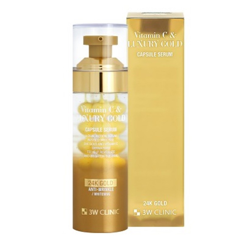 [3W CLINIC] Vitamin C & Luxury Gold Capsule Serum – 56g