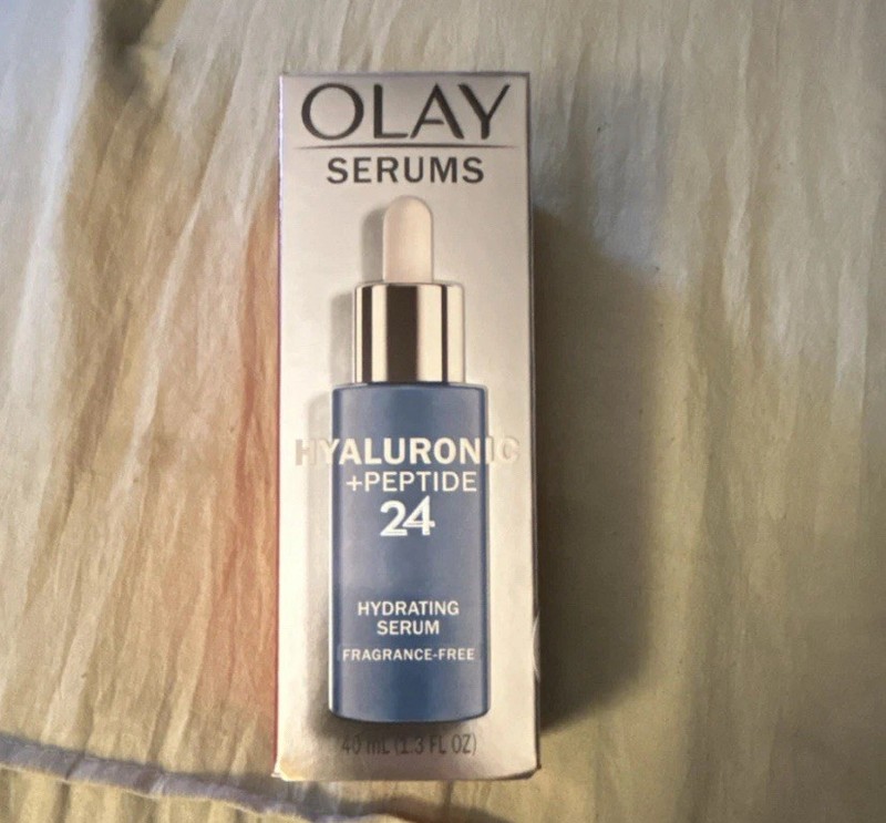 Olay Serums Hyaluronic and Peptide 24 Hydrating Serum, Fragrance-Free, 40ml