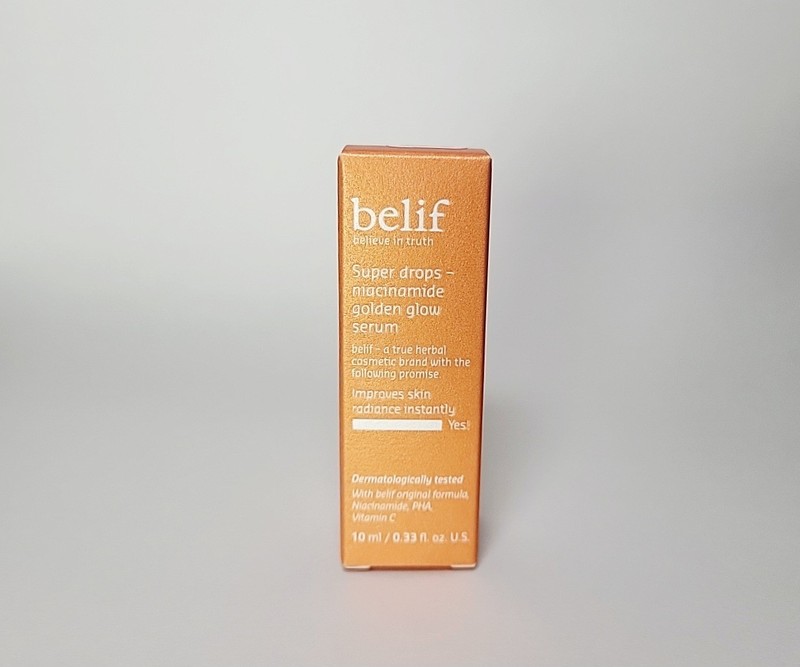Belif Super Drops Niacinamide Golden Glow Serum Skin Radiance 10 ml/0.33 oz