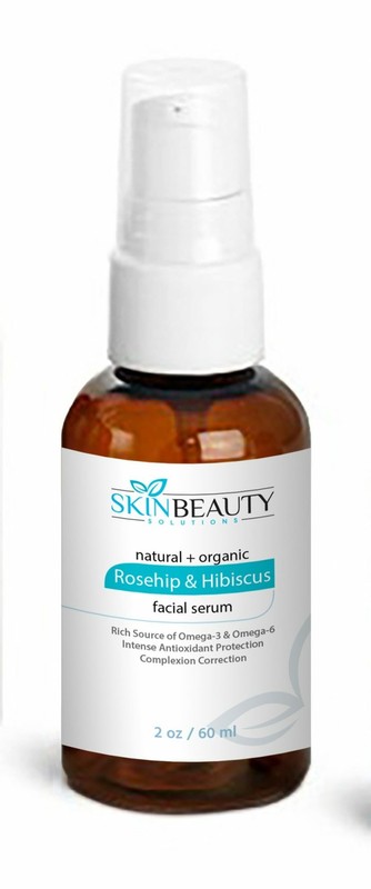 Rosehip Oil & Hibiscus Facial Skin Serum with Antioxidants & Vitamin A, B, C, E gallery