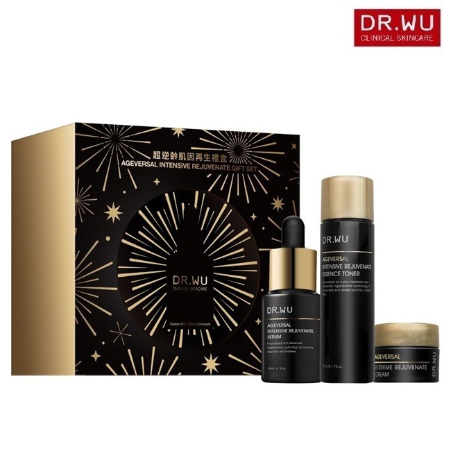 [DR. WU] Ageversal Intensive Rejuvenate Anti-Aging Toner Serum & Cream GIFT SET
