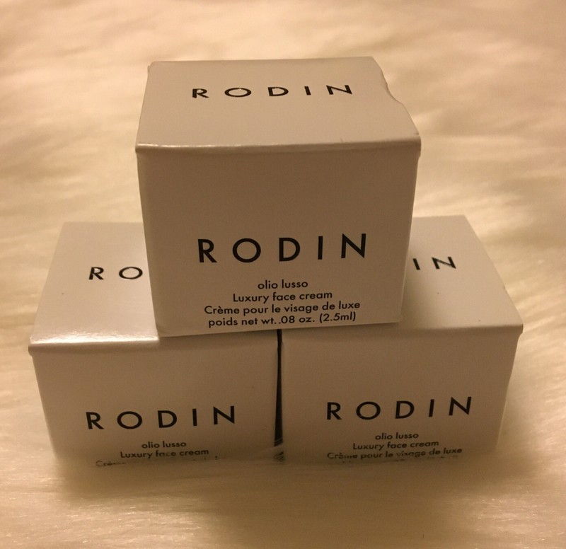 3 x Rodin Olio Lusso Luxury Face Cream 0.08oz / 2.5ml Each