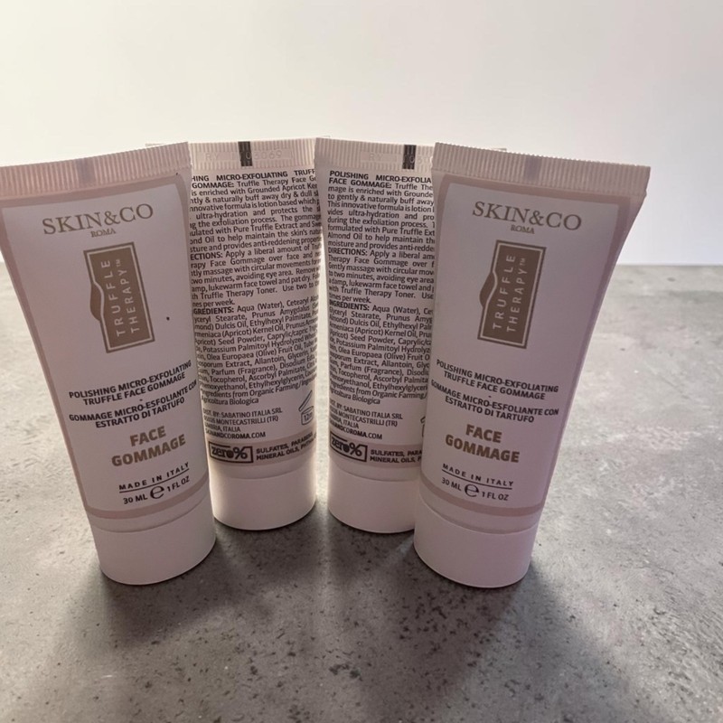 SKIN&CO Roma Truffle Therapy Face Gommage lot of 4 1 ounce tubes