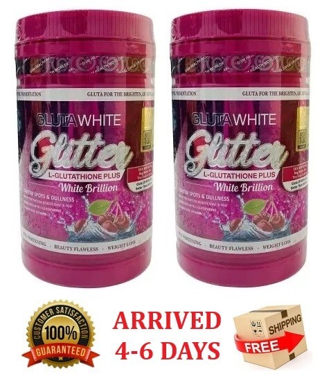 2x Phyto Gluta White Glitter Sparkle L-Glutathione Plus Skin Whitening 03/2027
