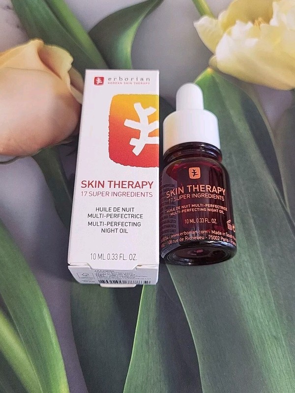 Erborian Skin Therapy Multi-Perfecting Night Oil Serum Korean Beauty 0.33 fl oz gallery
