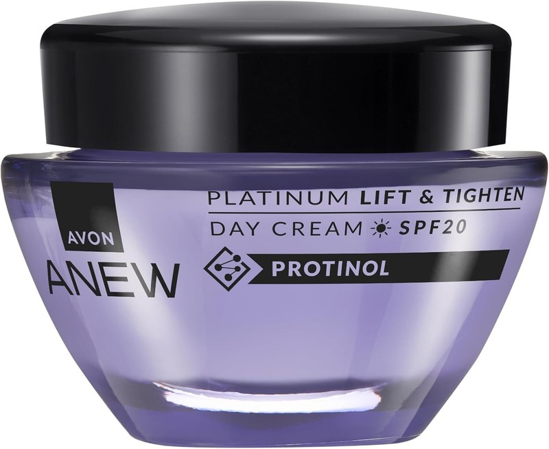 NEW! Avon Anew Platinum Lift & Tighten Day Cream with Protinol SPF 20 1.7oz/50ml