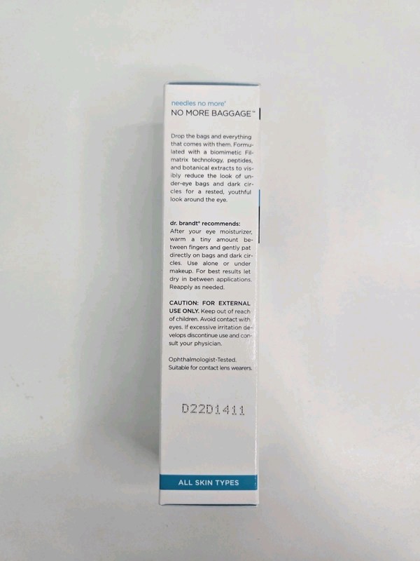 Dr. Brandt Needles No More Baggage Eye De-Puffing Gel 0.5 oz gallery