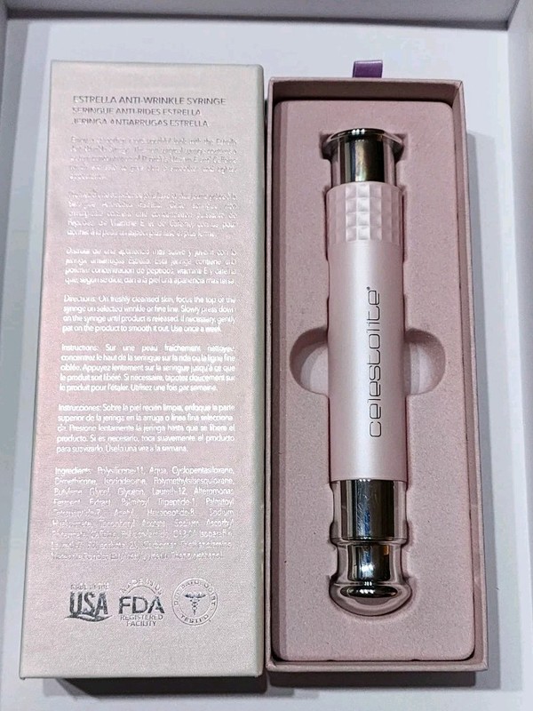 Celestolite Estrella Syringe Anti-Wrinkle 15g/ 0.53 Brand New in Box Authentic