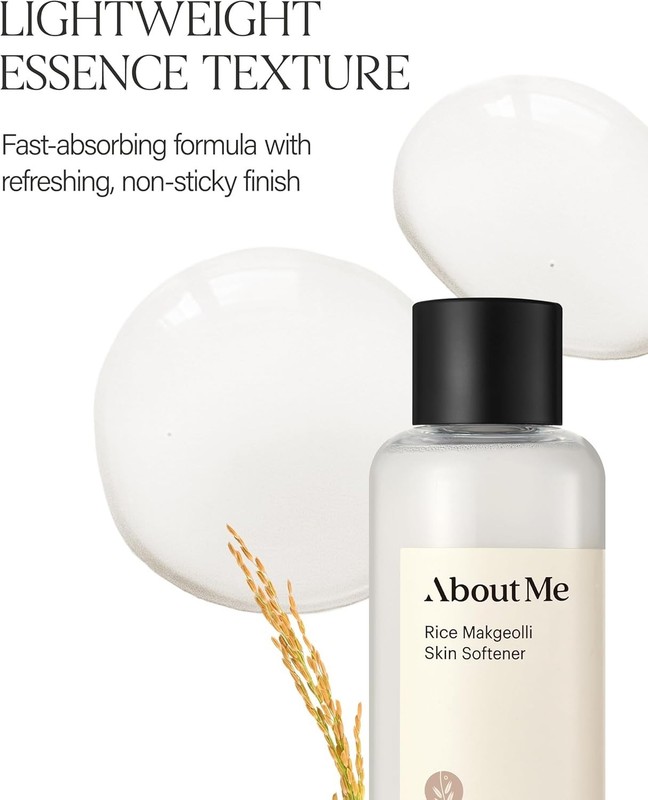ABOUT ME Rice Makgeolli Essence Skin Softener Toner 5.74 oz Korean Skin care gallery