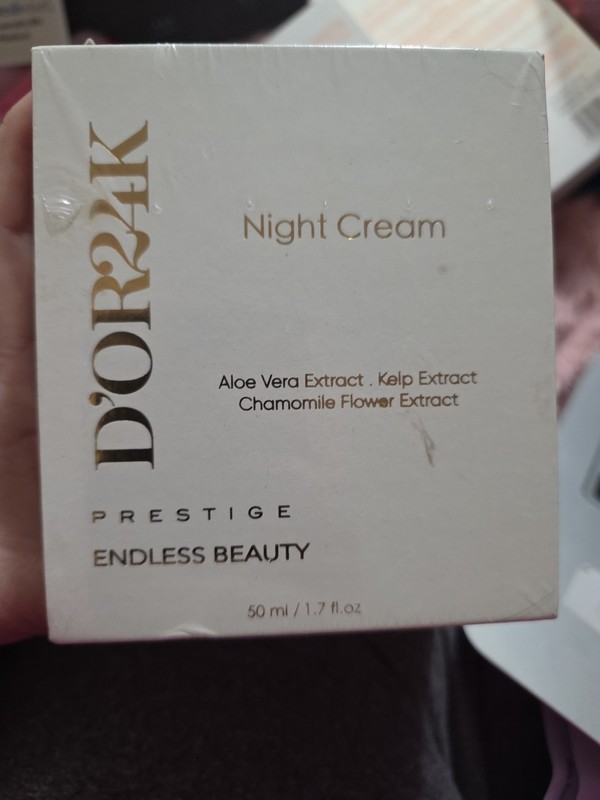 D’OR24K Prestige Endless Beauty Night Cream 1.7 Oz. New Sealed