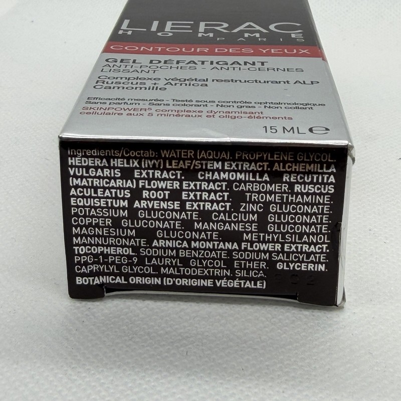 LIERAC Paris Eye Contour Fatigue Soothing Gel for Puffiness & Dark Circles 3 NEW gallery