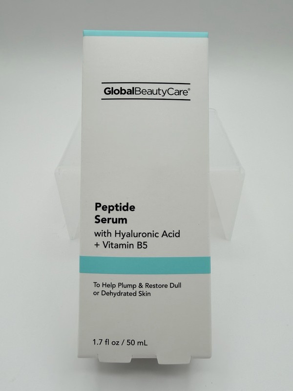 Global Beauty Care Peptide Serum w/Hyaluronic Acid + Vitamin B5 1.7 fl oz