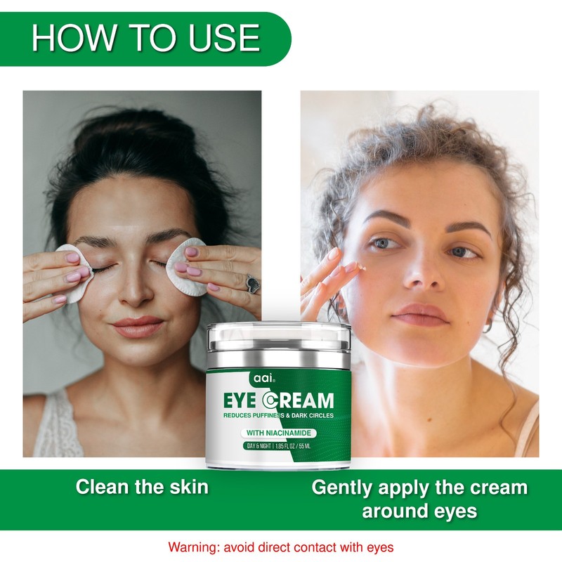 Under Eye Cream Dark Circles, Puffy Eyes & Wrinkle Repair Anti-Aging Fine Line