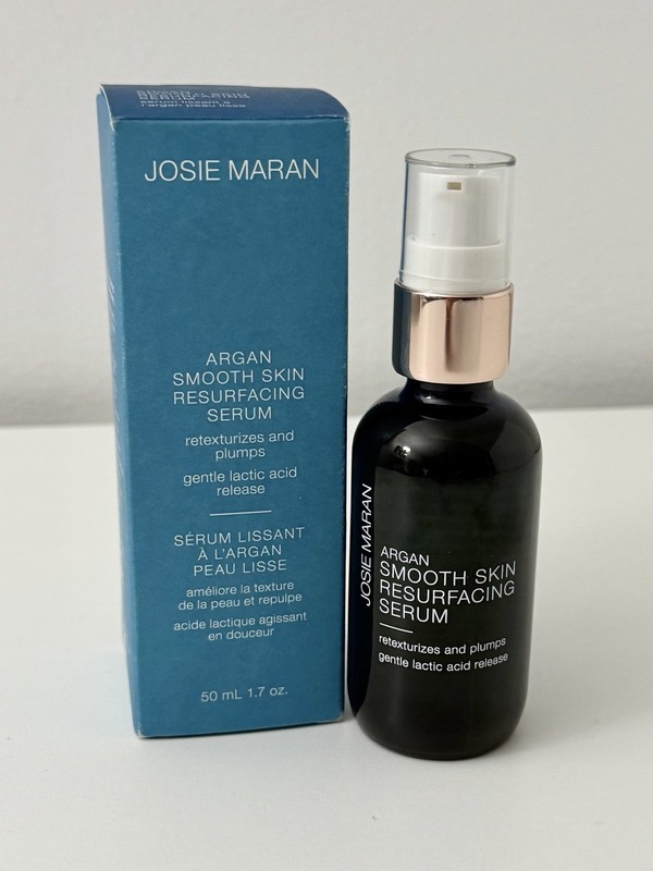 Josie Maran Argan Smooth Skin Resurfacing Serum Anti Aging 1.7 oz NEW in Box