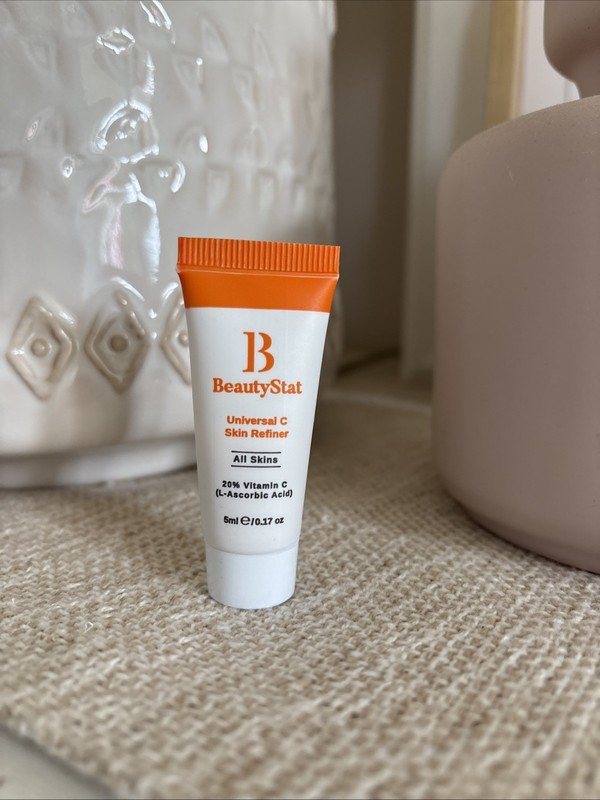 BeautyStat Universal C Skin Refiner Serum Anti-Aging Brightens Travel .17 oz NEW