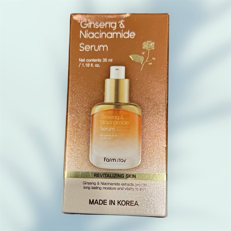 Korean Farm Stay Ginseng & Niacinamide Facial Serum 35ml