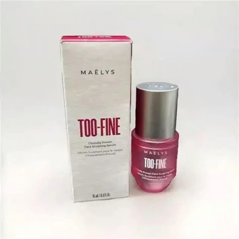 MAELYS TOO FINE Clinically Proven Face Sculpting Serum .5 oz / 15 ml NIB 0.5 oz