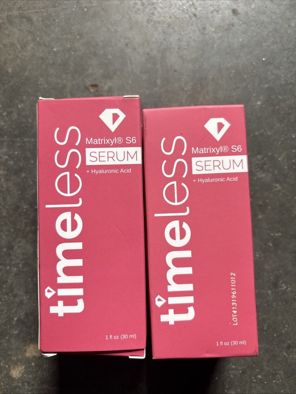 2X-Timeless Skin Care Matrixyl S6 Serum 1 fl oz Sealed Anti-wrinkle NEW