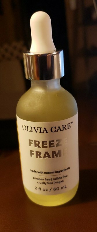 Olivia Care FREEZE FRAME Miracle Facial Serum for clear and even skin 2 Oz. NEW!