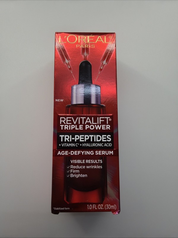 L’Oréal Revitalift Triple Power Tri-peptides Age Defying Serum 1.0 Fl Oz