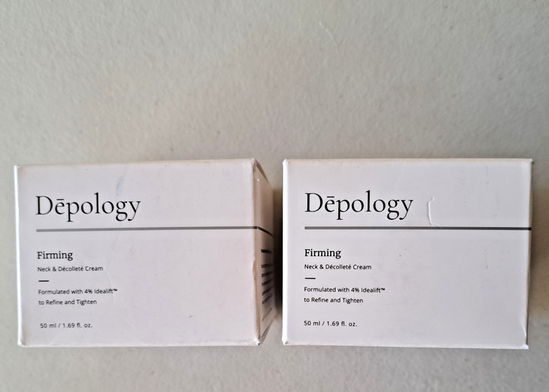 2 Pack Depology Firming Neck & Décolleté Cream 1.69oz EXP 07/2027 NEW SEALED